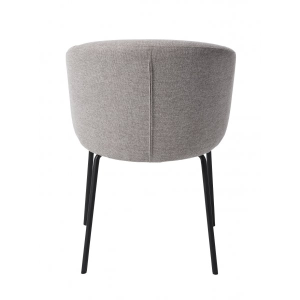 Erik Stuhl aus grauem Stoff COPY