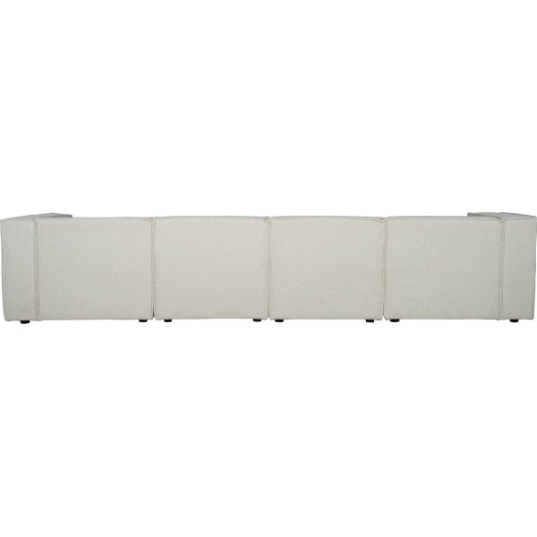 Nees Modulsofa aus weiem Boucl - Combo 1
