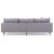 Hedlunda 3-Sitzer XL-Sofa - Grau