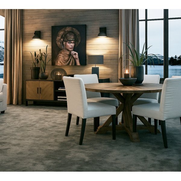 Palma runder Esstisch Ø140 cm - Recyceltes Treibholz Palma runder Esstisch Ø140 cm - Recyceltes Treibholz