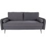 Imola 2,5-Sitzer-Sofa - Grau/Schwarz