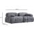 Petite 2-Sitzer-Sofa - Grau