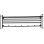 Revel schwarze Hutablage 80 cm breit