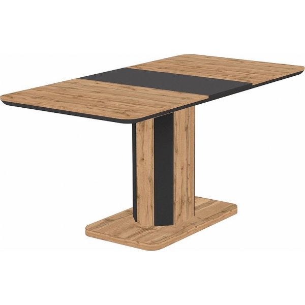 Hexon Esstisch 120-160 x 80 cm - Wotan Eiche/anthrazit Hexon Esstisch 120-160 x 80 cm - Wotan Eiche/anthrazit