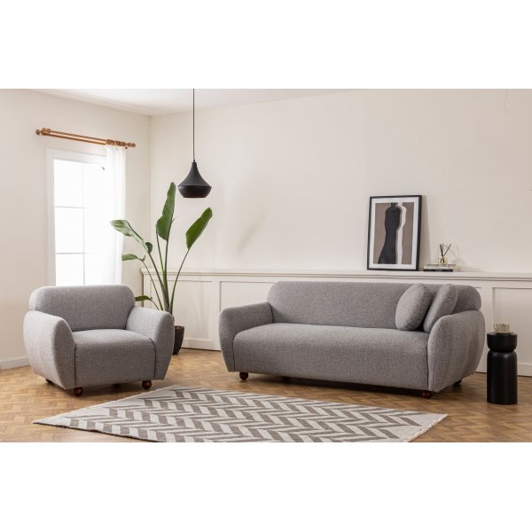 Eddy Sessel - Hellgrau Eddy Sessel - Hellgrau