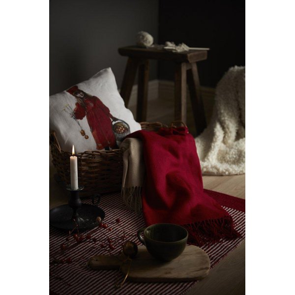 Samir Plaid 130 x 170 cm - Rot