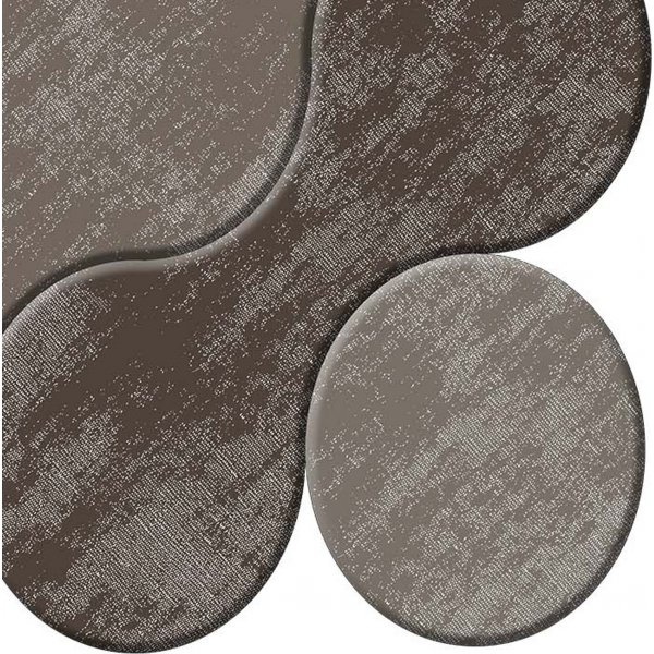 Badematte Dots - Braun