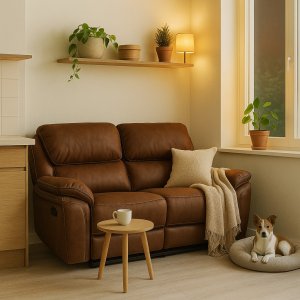Riverdale 2-Sitzer-Liegesofa - Mocka (Mikrofaser) Riverdale 2-Sitzer-Liegesofa - Mocka (Mikrofaser)