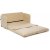 Saga 2-Sitzer-Schlafsofa XL - Creme