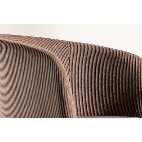 Berit Esszimmerstuhl - Brauner Cord