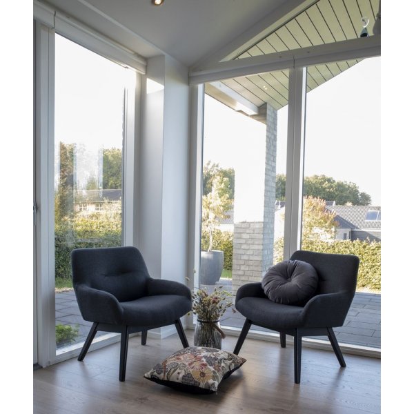 London Sessel - Dunkelgrau/schwarz London Sessel - Dunkelgrau/schwarz
