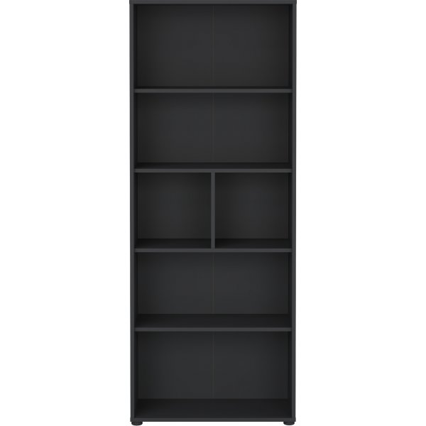 Schilder-B�cherregal hoch - Mattgrau