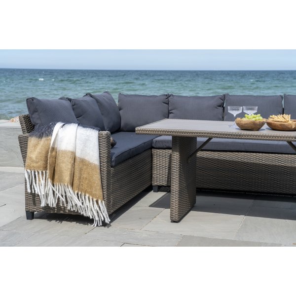 Plaid Sintra - Schwarz/Braun