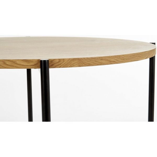 Tanzi Esstisch Ø120cm - Eiche/schwarz Tanzi Esstisch Ø120cm - Eiche/schwarz