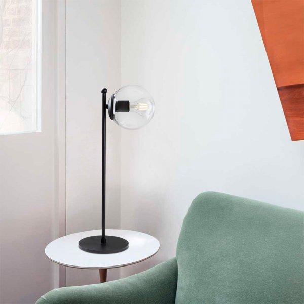 Fas Tischlampe fertig - Schwarz