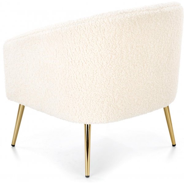 Bandera Sessel - Cremeweiß/Gold Bandera Sessel - Cremeweiß/Gold