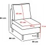 Modulares Sofa Mino - Grau