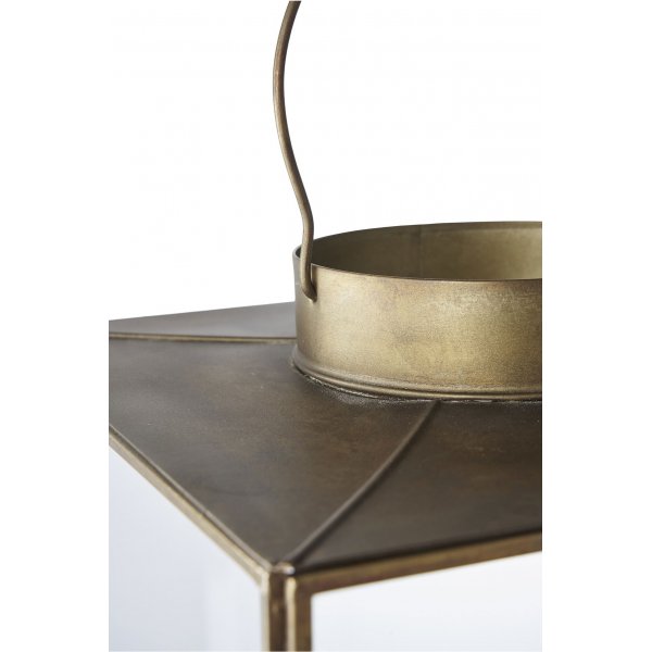 Mohali-Kerzenlaterne - Antikmessing Mohali-Kerzenlaterne - Antikmessing