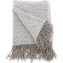 Ljung Decke 130x170 cm - Grau/wei
