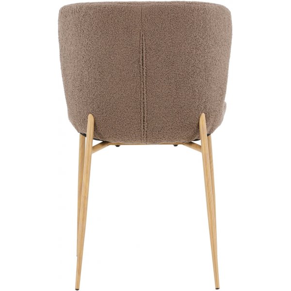 Modesto Esszimmerstuhl - Braunes Boucl