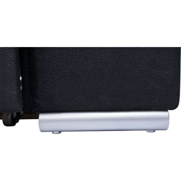 Darby Ecksofa links - Schwarz