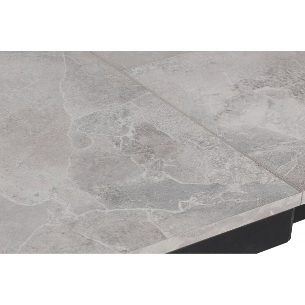 Silva Esstisch 120-187 x 74 cm - Nerz/Schwarz Silva Esstisch 120-187 x 74 cm - Nerz/Schwarz