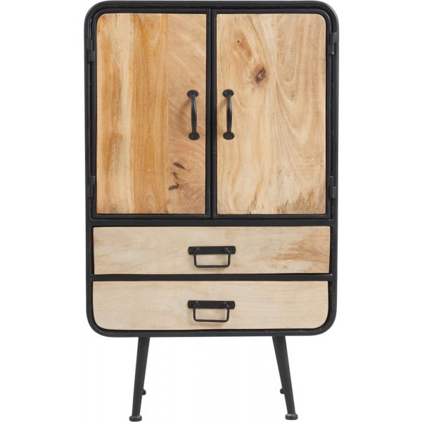 Schrank Barolo - Holz/schwarz