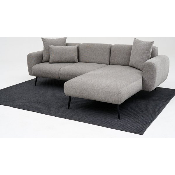 Seitensofa rechts - Hellgrau