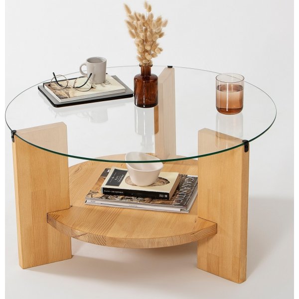 Armand Couchtisch 75 cm - Eiche