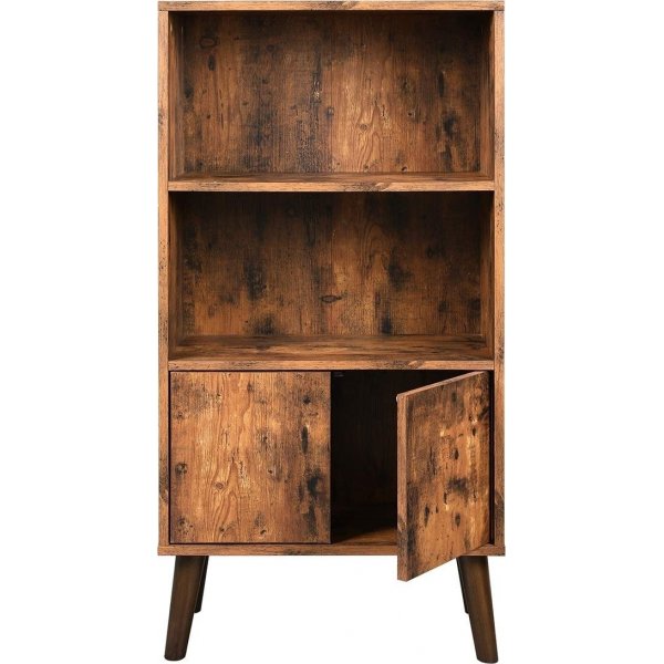 Bcherregal Iggy - Braun/Schwarz