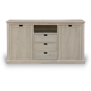 Fr-Sideboard aus wei getnchter Eiche