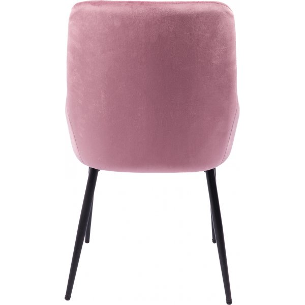 Theo Stuhl - rosa Samt
