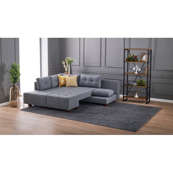 Ecksofa Manama - Grau Ecksofa Manama - Grau