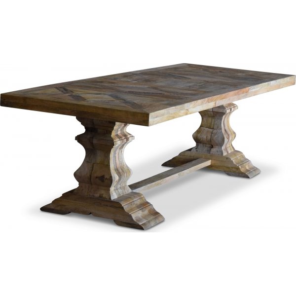 Tisch 280x100 cm rustikales Holz - Palma