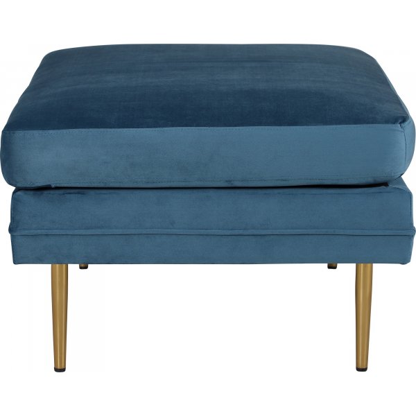 Savanna Hocker - Blauer Samt Savanna Hocker - Blauer Samt