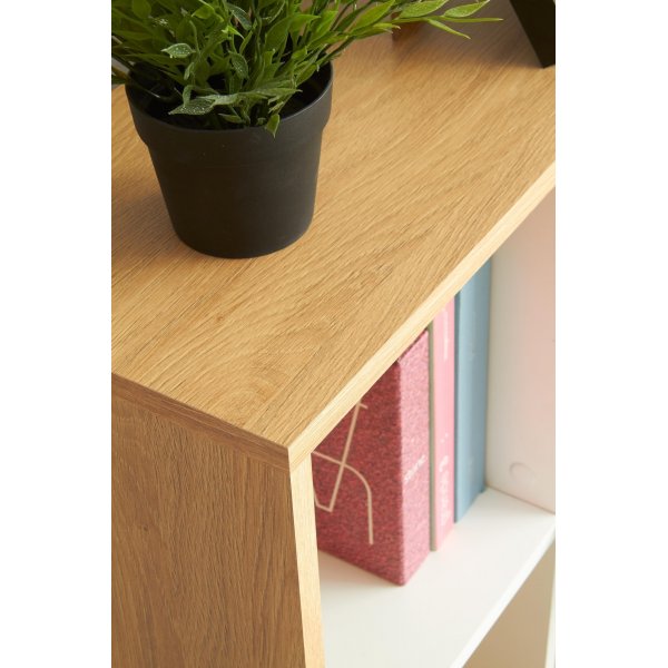 Myles Schreibtisch - Eiche/Wei