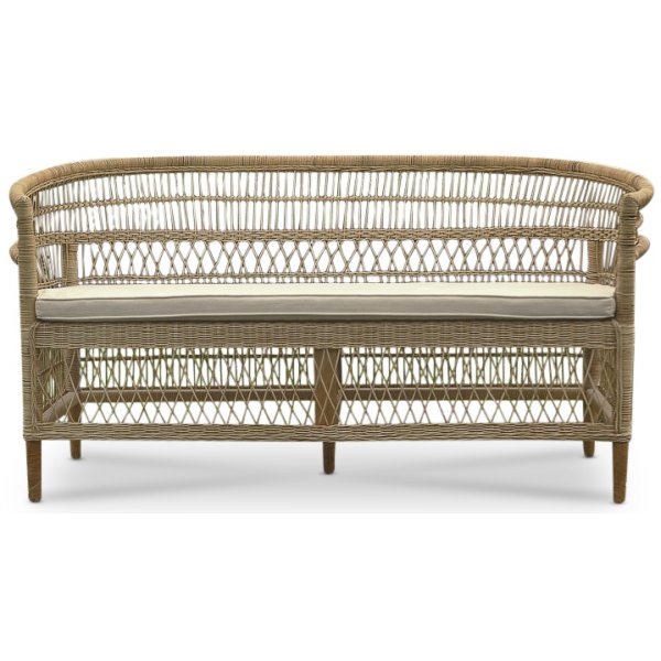 Tranum Outdoor-Sofa aus Rattan - Natur