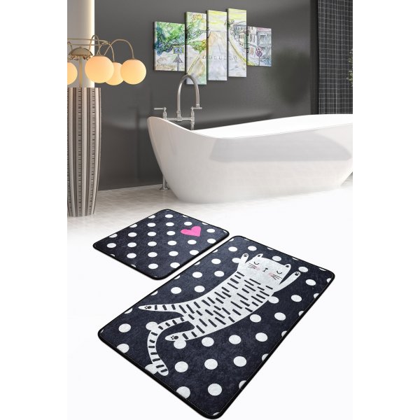 Verschlafener Badezimmerteppich Verschlafener Badezimmerteppich
