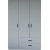 Yaman Kleiderschrank 120 x 45 x 180 cm - Grau