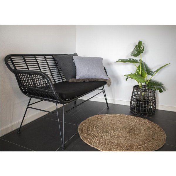Trieste Rattansofa - Schwarz + Fleckentferner fr Mbel