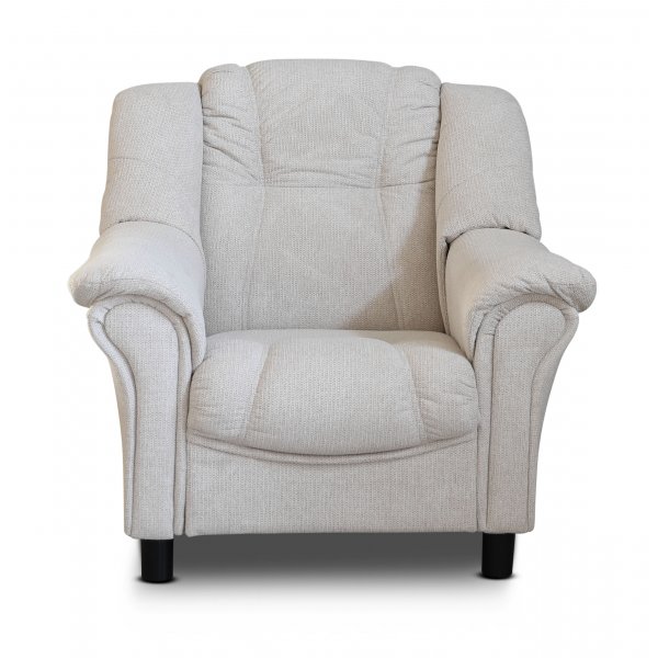 Rom-Sessel aus beigem Stoff