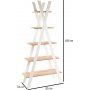 Tipi Bcherregal 180 cm - Artisan Eiche/Wei
