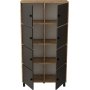 Vilamo Schrank 59 - Kiefer/schwarz