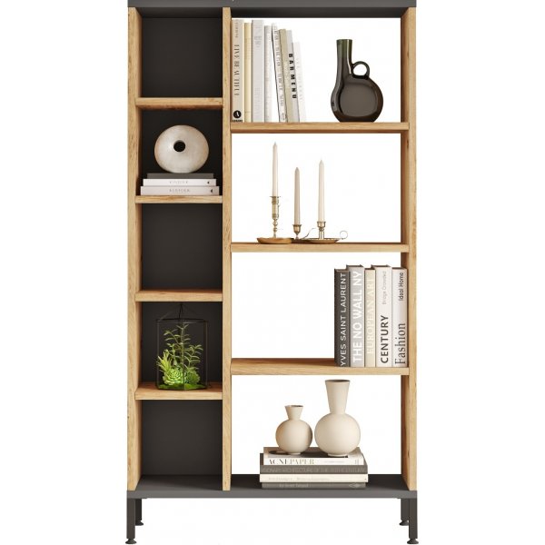 Rialto Bcherregal - Kiefer/Anthrazit