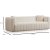 Rega 3-Sitzer-Sofa - Creme