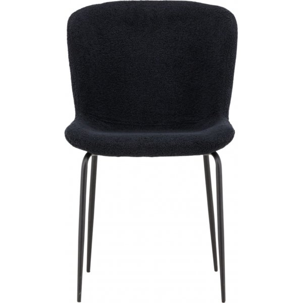 Modesto Esszimmerstuhl - Schwarzer Teddy