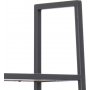 Seaford Leiterregal 77x174 cm - Eiche/schwarz