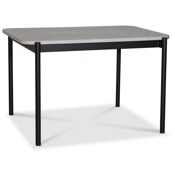 Wayne Esstisch 120x80 cm - Hellgrauer Marmor (Folierung)