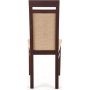 Emily Stuhl - Walnuss dunkel/Beige