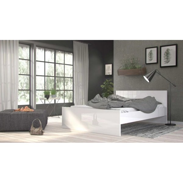 Bett Naia 140 x 200 cm - Weiß Bett Naia 140 x 200 cm - Weiß